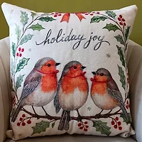 Vibhsa Accent Holiday Square Throw Pillow