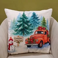 Vibhsa Accent Holiday Square Throw Pillow