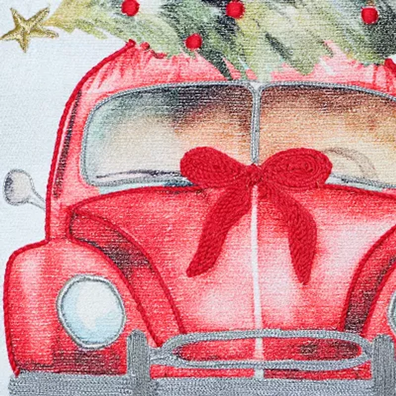 Vibhsa Accent Holiday Square Throw Pillow