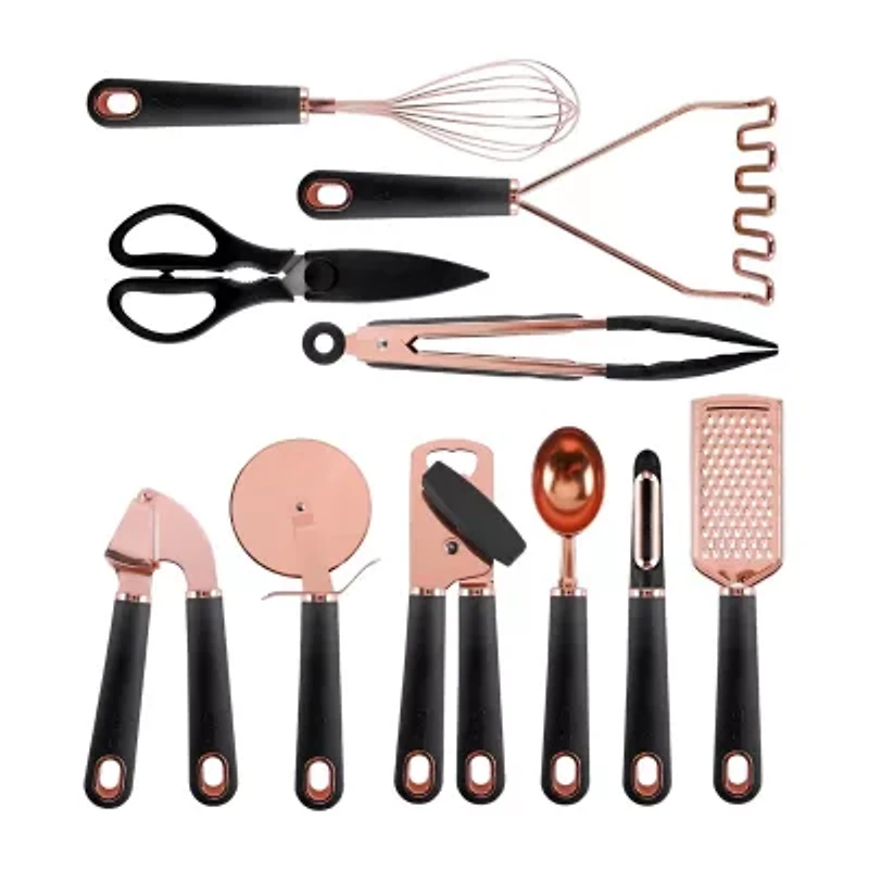 Cook with Color Stainless Steel 10-pc. Kitchen Utensil Set