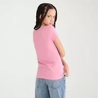 AEROPOSTALE Womens Juniors Crew Neck Short Sleeve Regular Fit Graphic T-Shirt