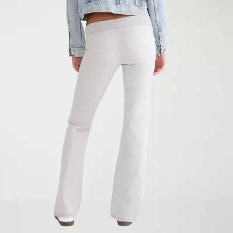 AEROPOSTALE Womens Juniors Straight Mid Rise Sweatpant