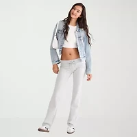 AEROPOSTALE Womens Juniors Straight Mid Rise Sweatpant