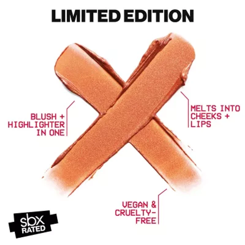 Smashbox Lit Stx Blushlighter- Dewy Blush Highlighter Stick