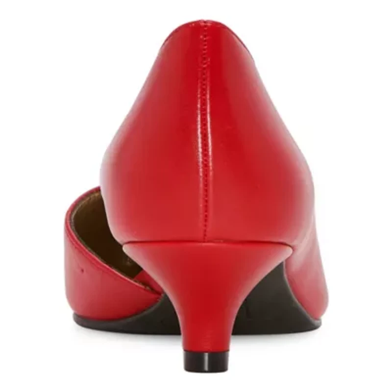 east 5th Dion Womens Pointed Closed Toe Kitten Heel Pumps