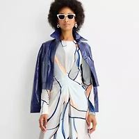 Worthington Womens Long Sleeve Maxi Dress