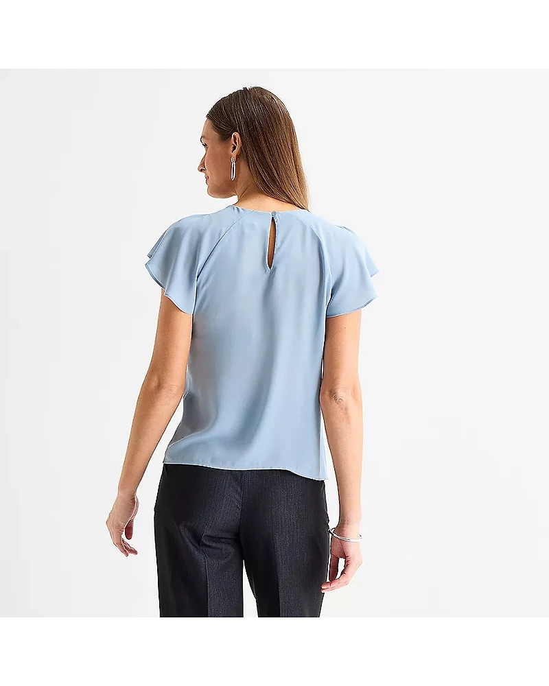 Worthington Petite Womens Perfect Blouse