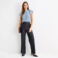 Worthington Petite Womens Perfect Blouse