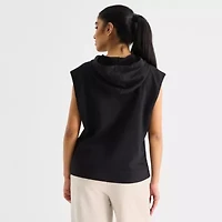 Xersion Womens Hooded Sleeveless Pullover Sweater