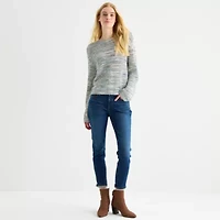 a.n.a Womens Crew Neck Long Sleeve Pullover Sweater