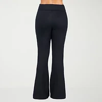 24seven Comfort Apparel Womens Wide Leg Mid Rise Sweatpant