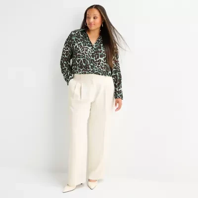 Worthington Plus Womens Everyday Pant