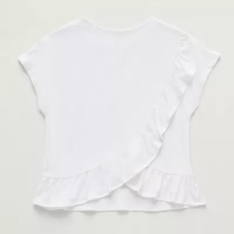 Xersion Little & Big Kid Girls Crew Neck Short Sleeve T-Shirt