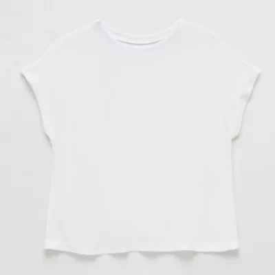 Xersion Little & Big Kid Girls Crew Neck Short Sleeve T-Shirt
