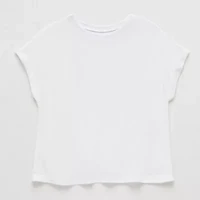 Xersion Little & Big Kid Girls Crew Neck Short Sleeve T-Shirt