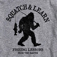 Mens Short Sleeve Fishing Graphic T-Shirt