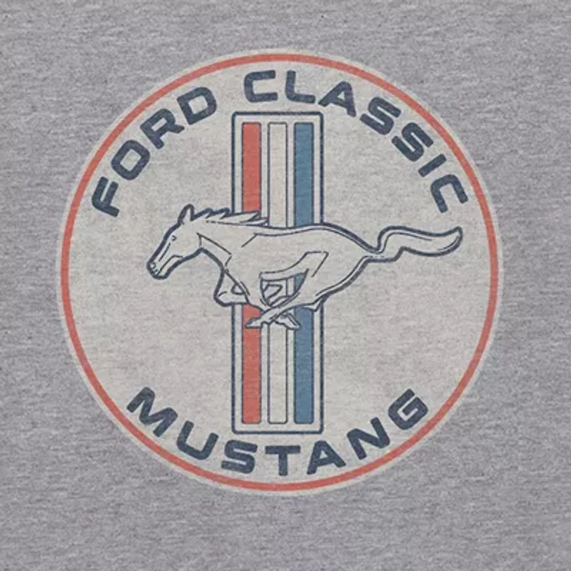 Ford Mustang Mens Crew Neck Short Sleeve Regular Fit Big and Tall Graphic T-Shirt