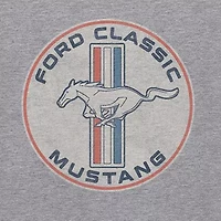 Ford Mustang Mens Crew Neck Short Sleeve Regular Fit Big and Tall Graphic T-Shirt