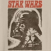 Mens Crew Neck Short Sleeve Classic Fit Star Wars Big and Tall Graphic T-Shirt