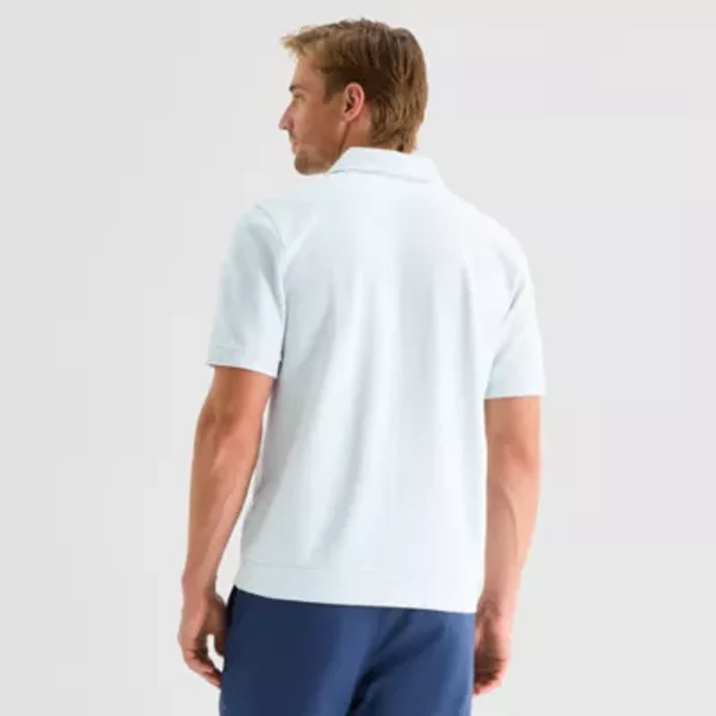 Stafford Button Front Mens Short Sleeve Regular Fit Button-Down Shirt