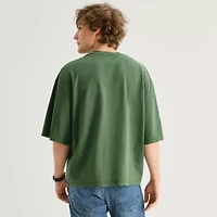 Arizona Mens Crew Neck Short Sleeve Boxy Fit Graphic T-Shirt