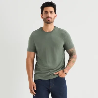 mutual weave Mens Crew Neck Short Sleeve T-Shirt