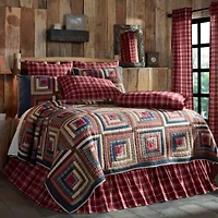 VHC Brands Harvey Cabin Reversible Quilt