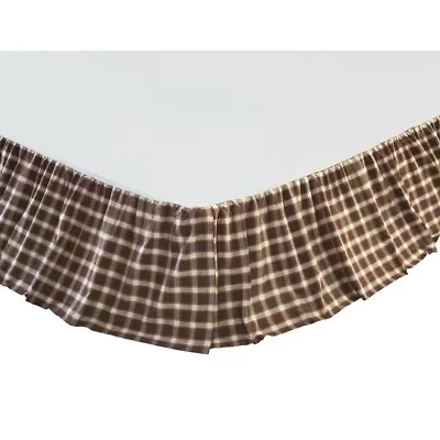 VHC Brands Sheridan Rustic Brown Reversible Euro Sham
