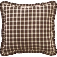 VHC Brands Sheridan Rustic Brown Reversible Euro Sham