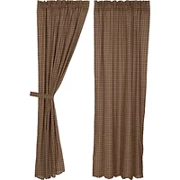 Vhc Brands Prescott Scalloped Light-Filtering Set of 2 Curtain Panel