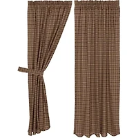 Vhc Brands Prescott Scalloped Light-Filtering Set of 2 Curtain Panel