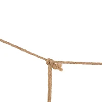 Glitzhome Metal Red Truck Indoor Garland