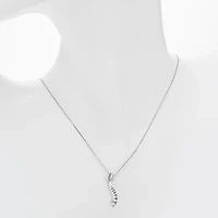 Journey Womens 1/4 CT. T.W. Natural White Diamond Sterling Silver 18 Inch Pendant Necklace