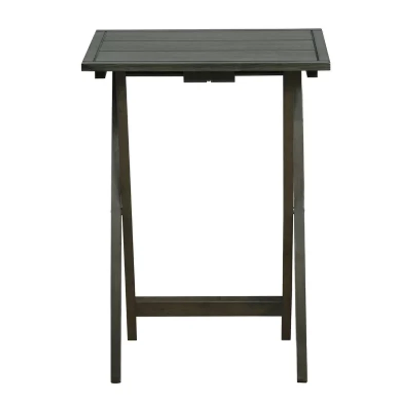 Maurine Farmhouse 4-pc. TV Tray Table with Stand