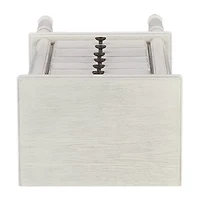 Powell Company Kristen White Jewelry Armoire