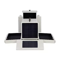 Powell Company Kristen White Jewelry Armoire