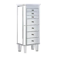 Powell Company Annabella Mirrored Jewelry Armoire