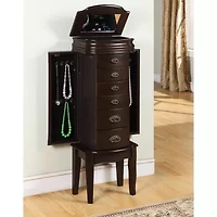 Powell Company Holly Espresso Jewelry Armoire