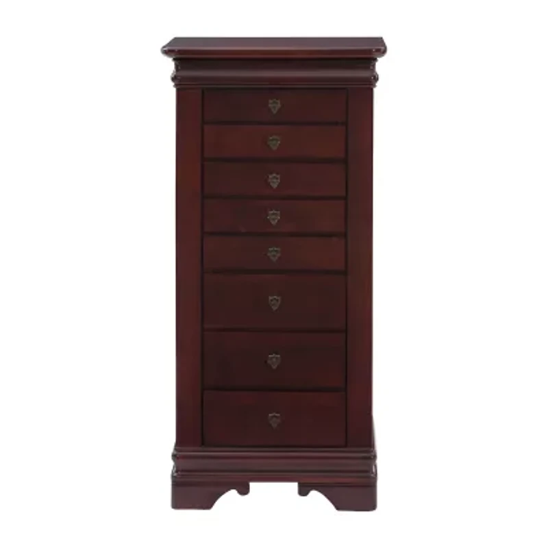Powell Company Rema Cherry Jewelry Armoire