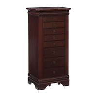 Powell Company Rema Cherry Jewelry Armoire
