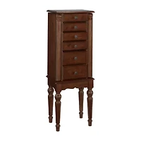 Powell Company Kristen Cherry Jewelry Armoire