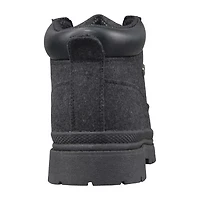 Lugz Mens Drifter Peacoat Block Heel Lace Up Boots