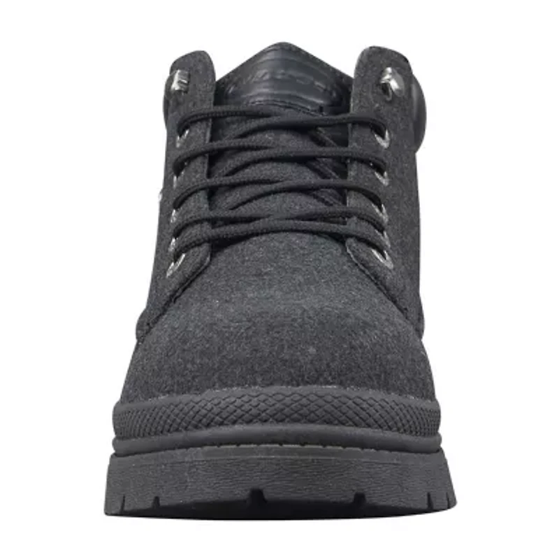 Lugz Mens Drifter Peacoat Block Heel Lace Up Boots