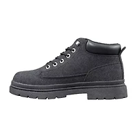 Lugz Mens Drifter Peacoat Block Heel Lace Up Boots