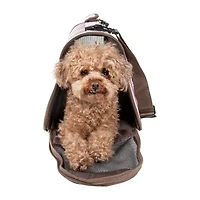 Pet Life ® Airline Approved Folding Zippered Sporty Cage Pet Carrier