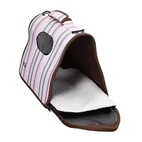 Pet Life ® Airline Approved Folding Zippered Sporty Cage Pet Carrier