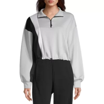 Sports Illustrated Womens Long Sleeve Active Quarter-Zip Pullover