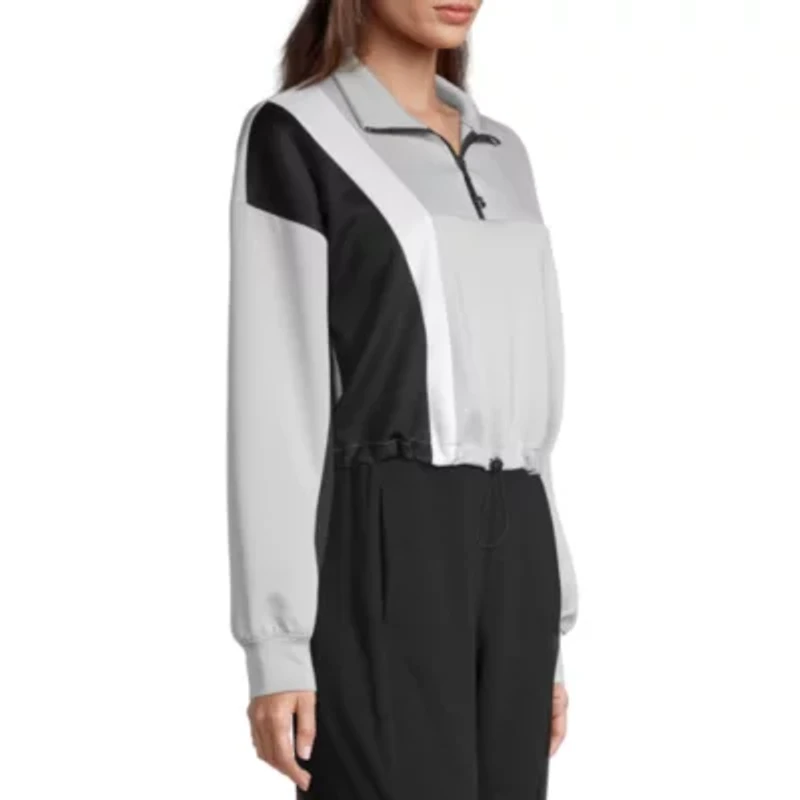 Sports Illustrated Womens Long Sleeve Active Quarter-Zip Pullover