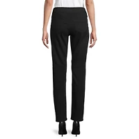 Liz Claiborne Amber Womens Straight Mid Rise Pull-On Pant