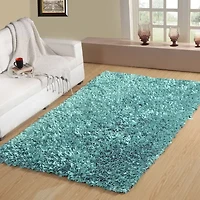 Home Weavers Inc Bella Premium Jersey Shaggy Bath Rug